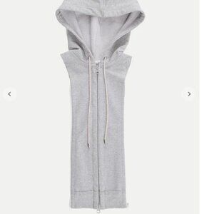 Veronica Beard Heather Grey Hoodie Dickey 00-14 Size